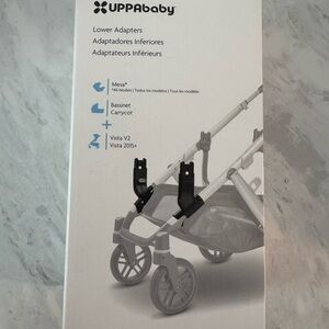 UPPAbaby Black Lower Adapters for Vista V2 - Single Pair